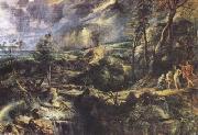 Peter Paul Rubens Stormy Landscape with Philemon und Baucis(mk08) china oil painting artist